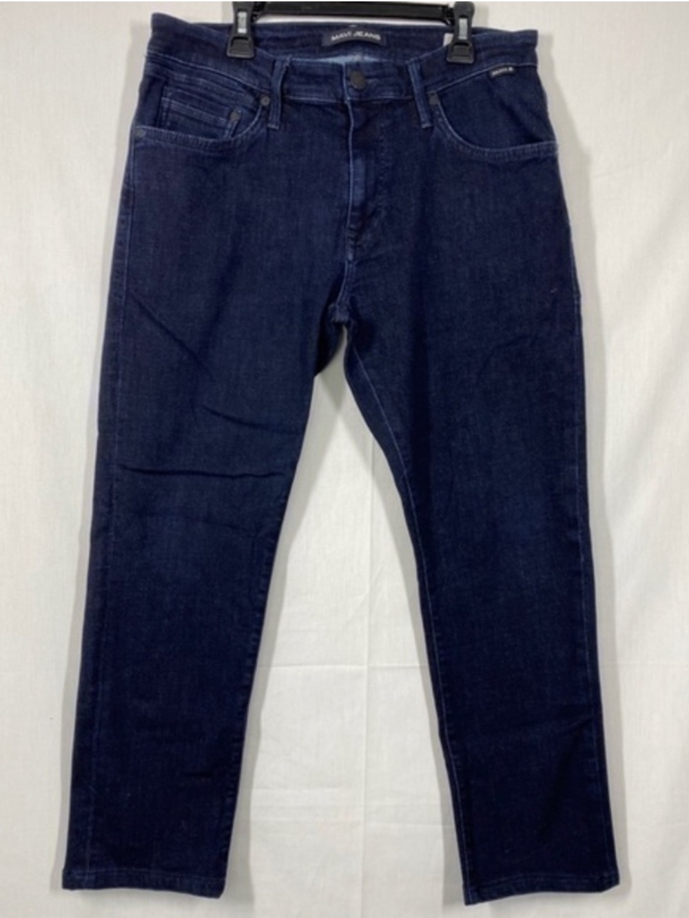Mavi Straight Leg Jeans in Dark Blue